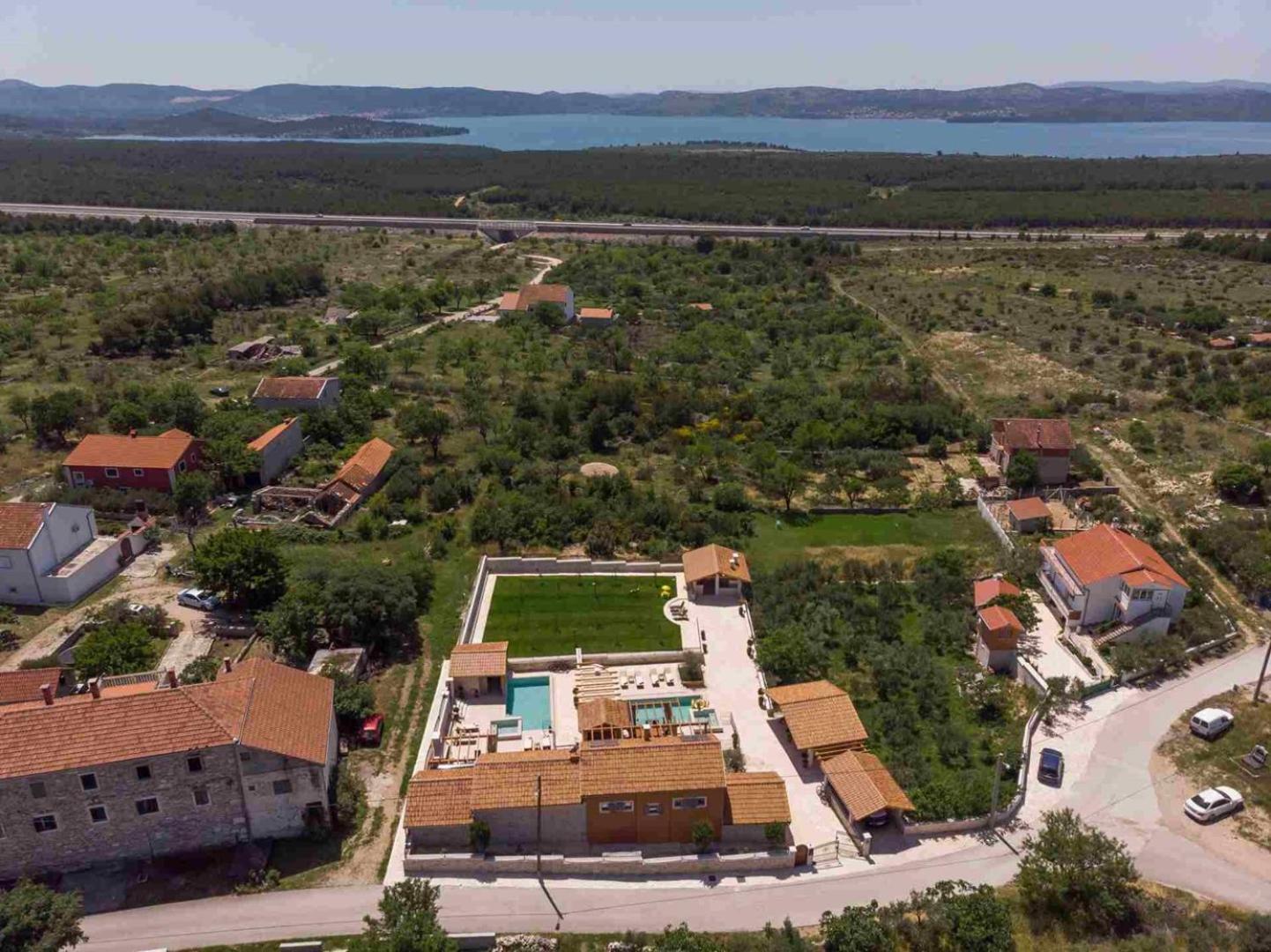 Luxury Villa Finessa Skradin 1 With Heated Pool, Jacuzzi And Sauna Exterior photo
